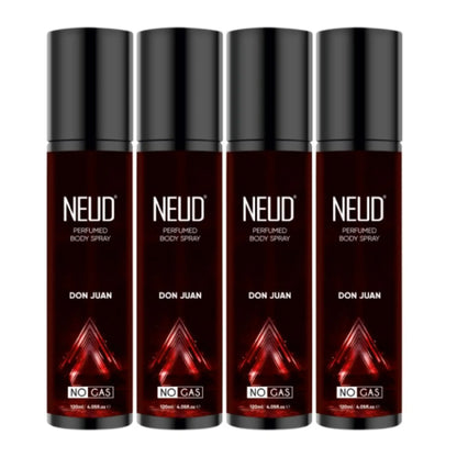 NEUD Don Juan Perfumed Body Spray - 4x120ml Bottles