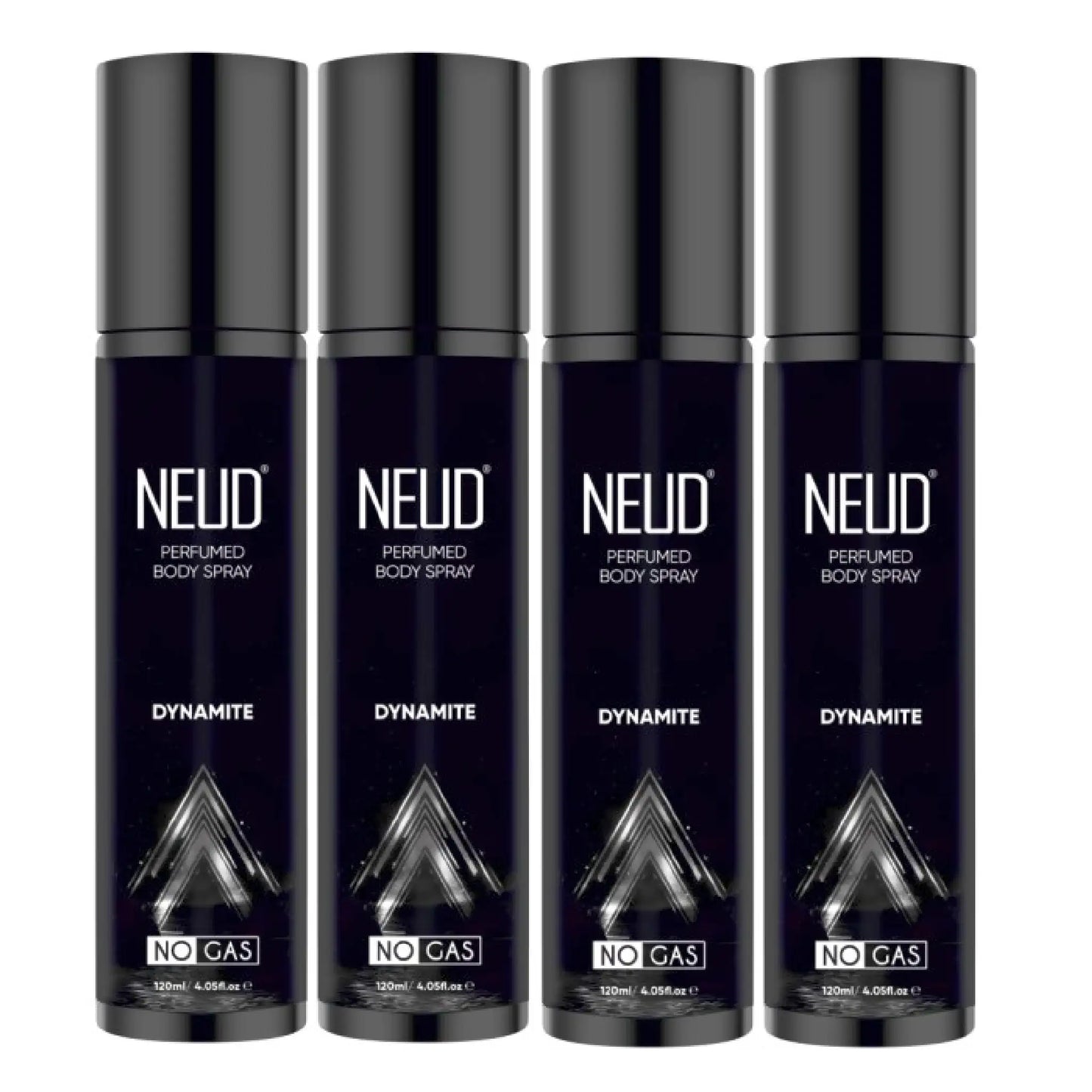 NEUD Dynamite Perfumed Body Spray, No Gas Deodorant - 3x120ml Bottles
