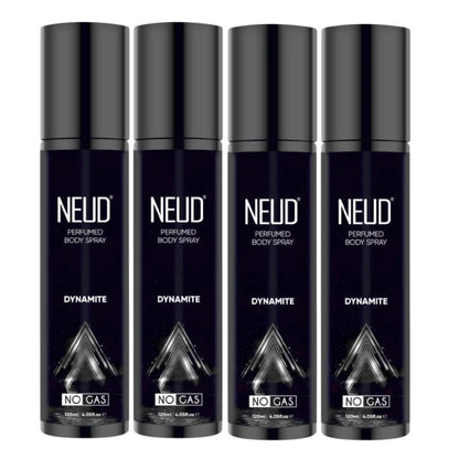 NEUD Dynamite Perfumed Body Spray, No Gas Deodorant - 3x120ml Bottles