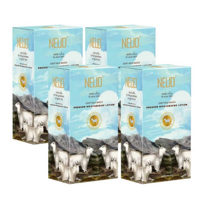 NEUD Goat Milk Moisturizing Lotion - 4x300ml Pack