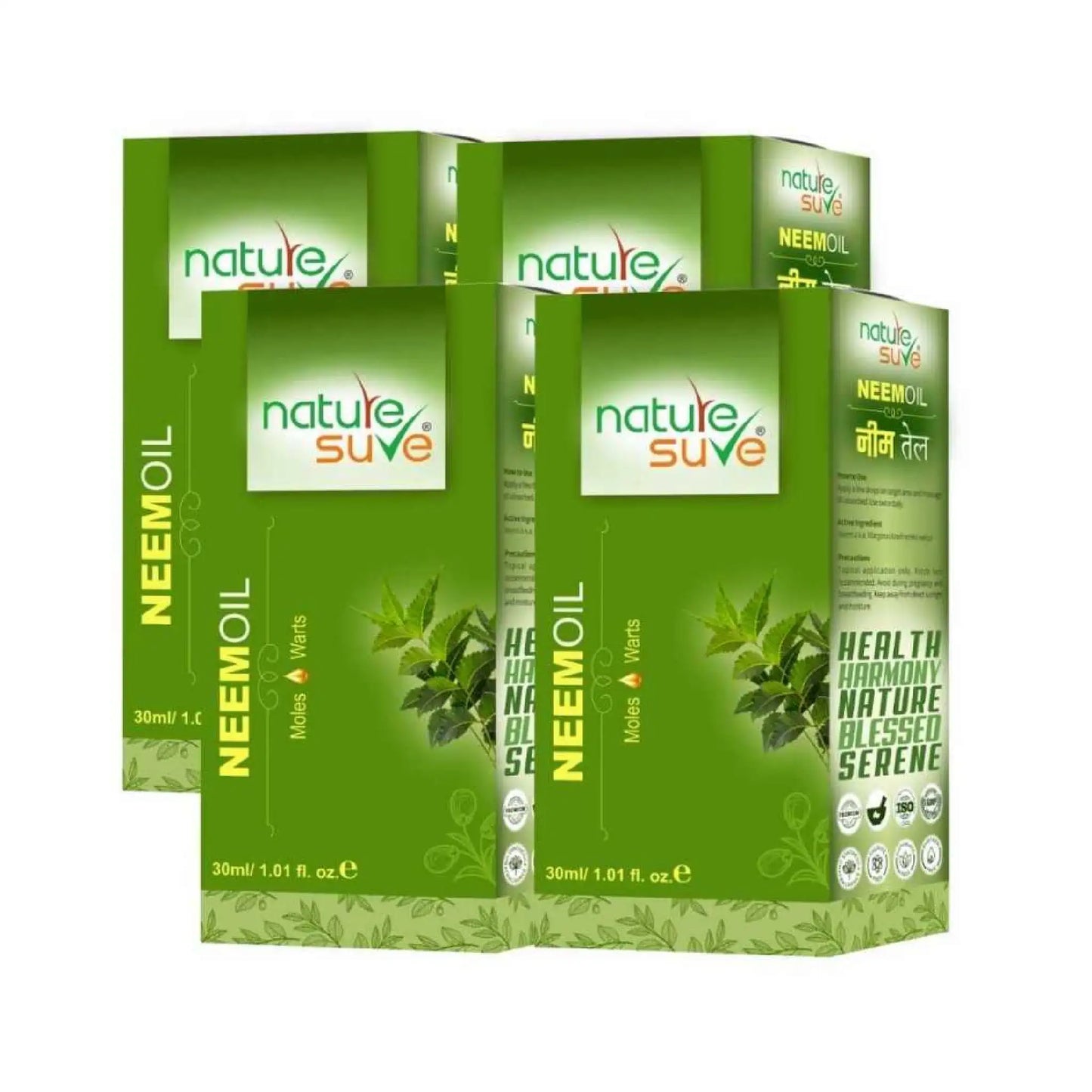 Nature Sure Neem Oil - 4x30ml Pack