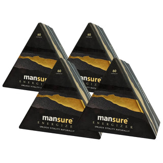 ManSure ENERGIZER 4x60 Capsules – Certified Ayurvedic Supplement for Men