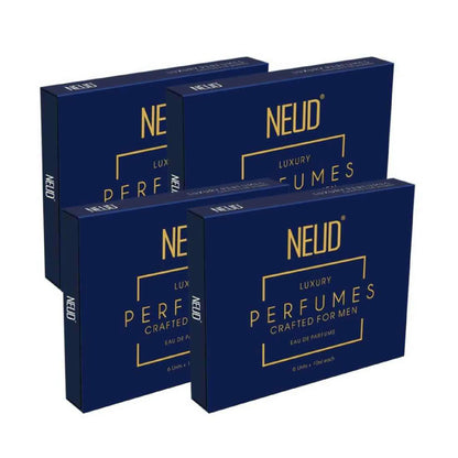 NEUD Luxury Pocket Perfumes Set 6x10ml for Men - 4 Packs