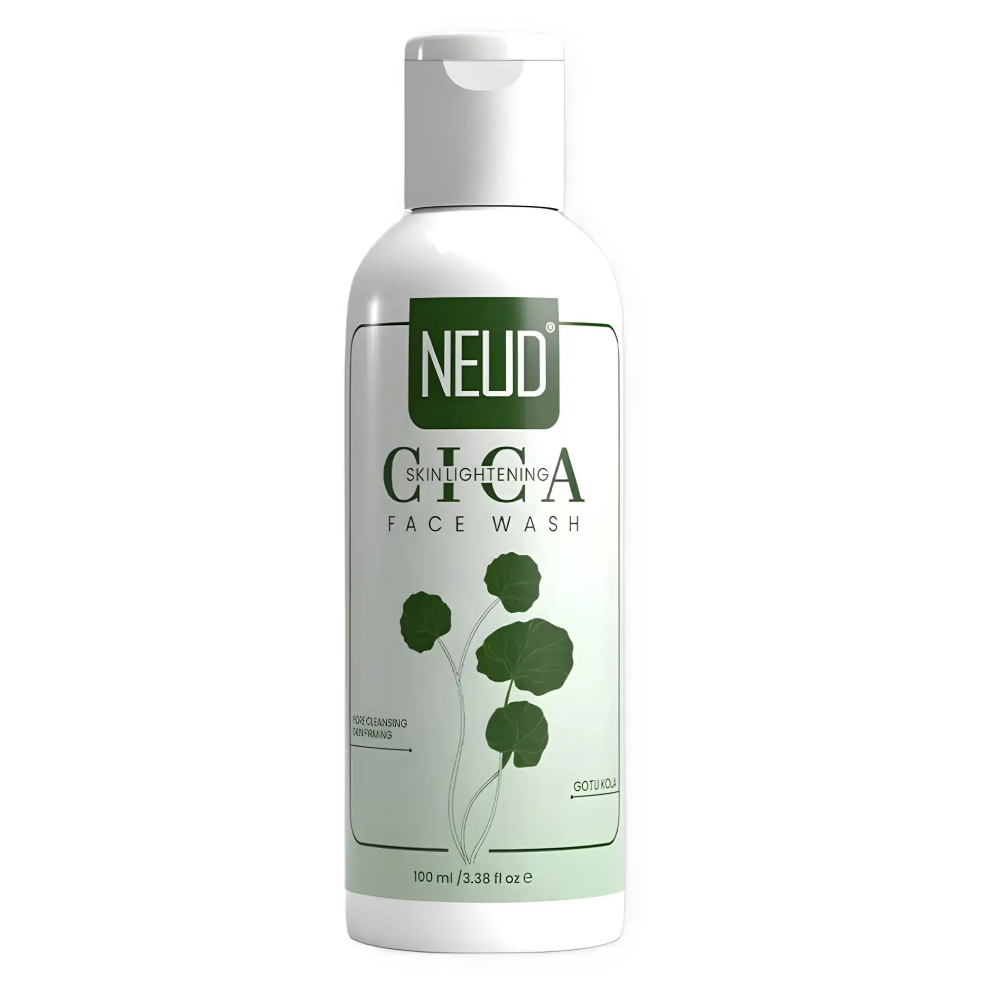 NEUD Cica Face Wash 1x100ml – Cica Skin Lightening, Gotu Kola and Aloe Vera