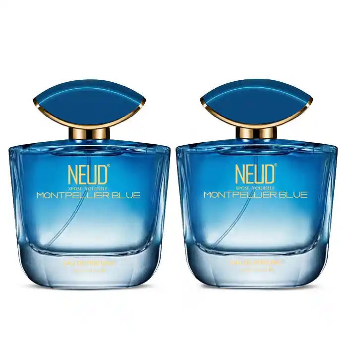 Buy 2 Packs NEUD Montpellier Blue Luxury Perfume for Women 100ml Each Long Lasting EDP - everteen-neud.com