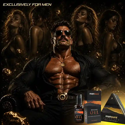 ManSure Combo - Massage Oil and ENERGIZER Capsules For Men