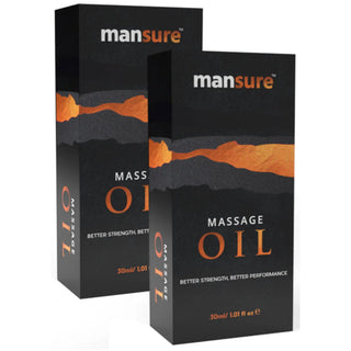 ManSure Massage Oil 2x30ml – Ayurvedic Intimate Massage Oil for Men
