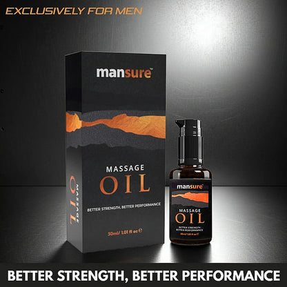ManSure Massage Oil for Men 30ml – Ayurvedic Intimate Massage Oil