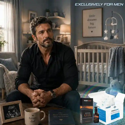 ManSure Combo: Massage Oil and Reproductive Health Capsules for Men