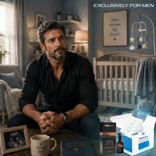 ManSure Combo: Massage Oil and Reproductive Health Capsules for Men