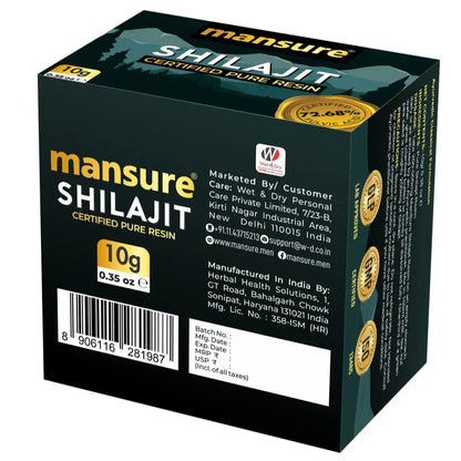 ManSure Shilajit Pure Resin 10g is Shipped Worldwide - everteen-neud-com