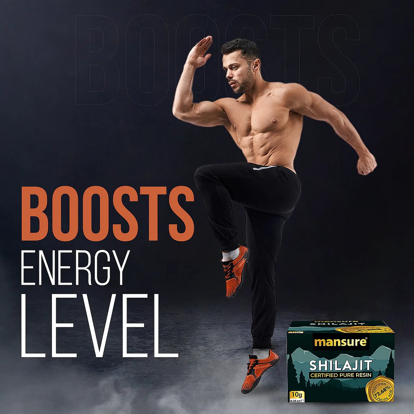 ManSure Shilajit Pure Resin – Supports Energy and Stamina in Men