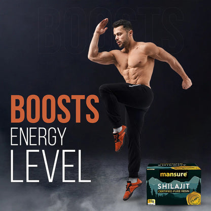 ManSure Shilajit Pure Resin – Supports Energy and Stamina in Men