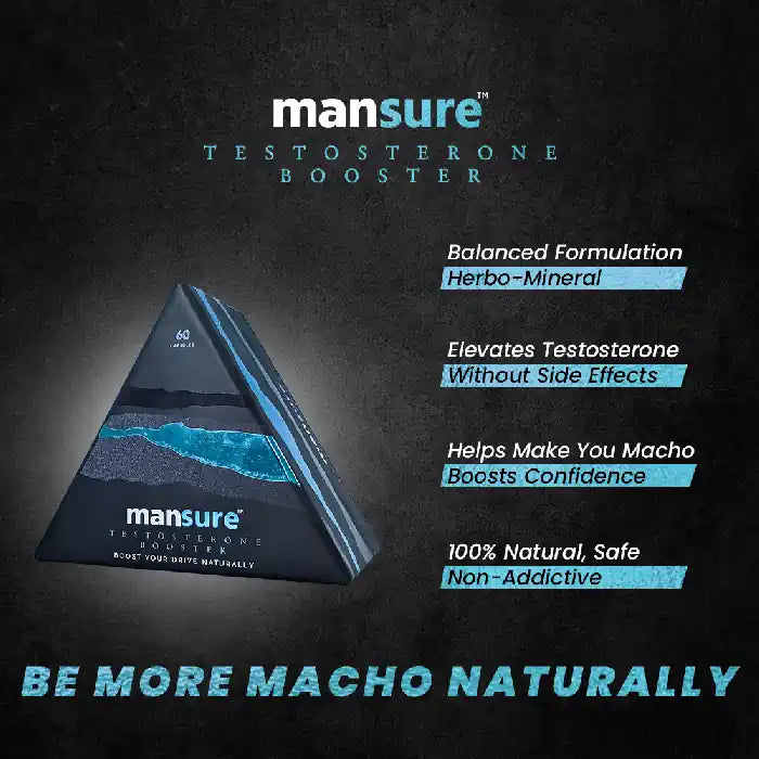 ManSure TESTOSTERONE BOOSTER is natural, safe and non-addictive - everteen-neud.com