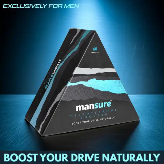 ManSure TESTOSTERONE BOOSTER for Men - 60 Capsules