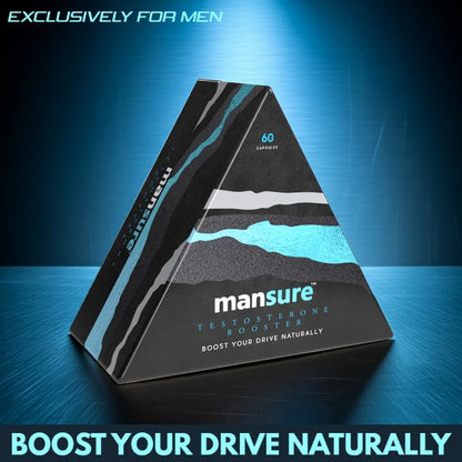 ManSure Testosterone Booster for Men – 60 Ayurvedic Capsules