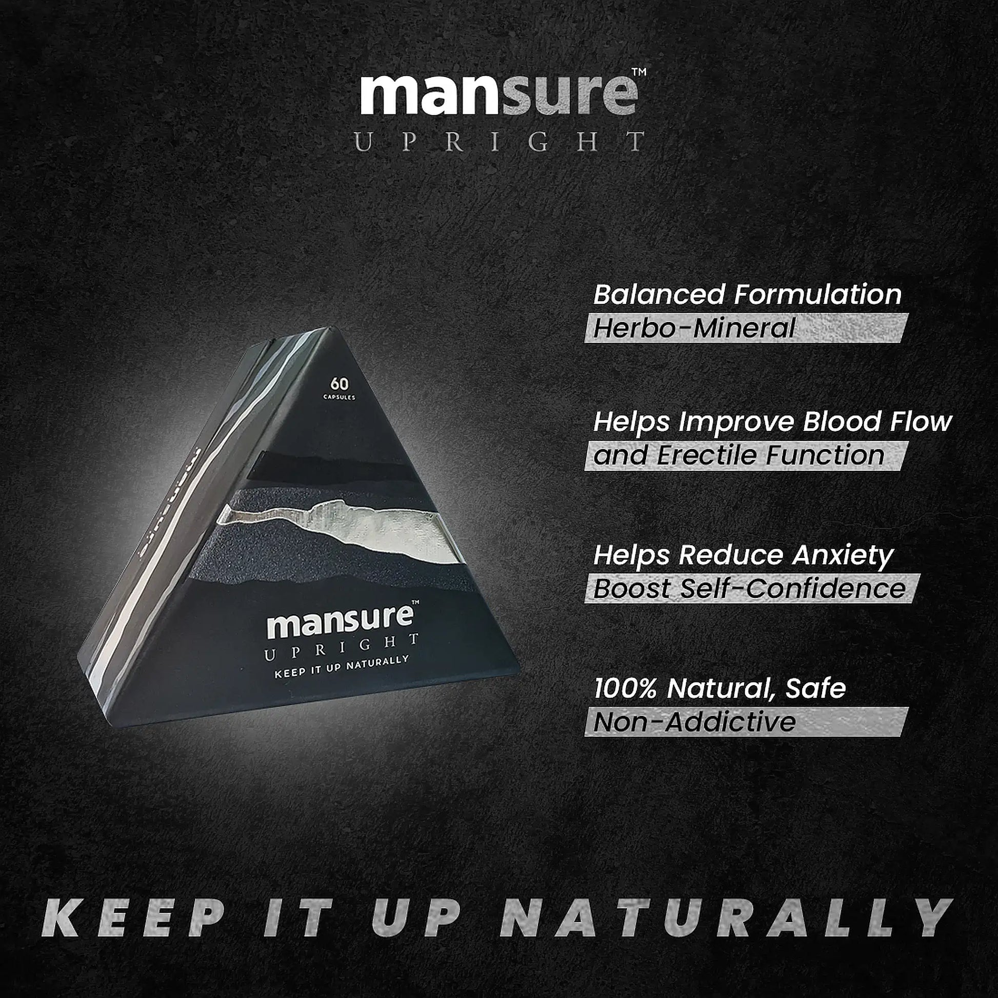 ManSure UPRIGHT – Ayurvedic Support for Male Performance and Vitality