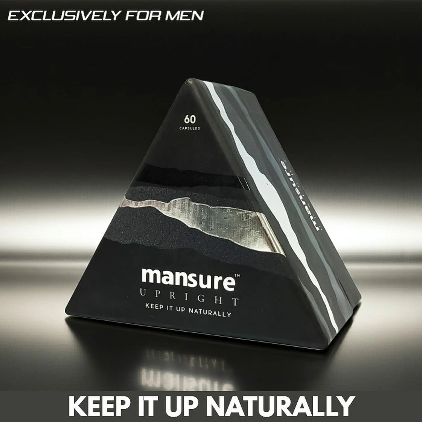 ManSure UPRIGHT for Men – 60 Certified Ayurvedic Capsules