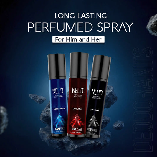 NEUD Perfumed Body Sprays 3x120ml – Long-Lasting Fragrance for Men and Women