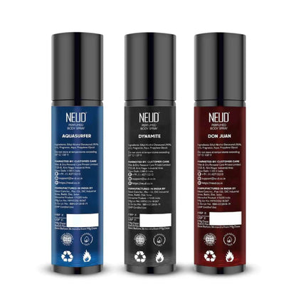 NEUD Perfumed Body Sprays – Made in India Under Stringent Quality Control