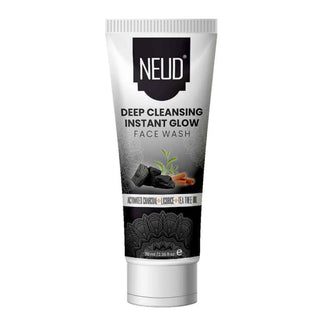 NEUD Deep Cleansing Instant Glow Face Wash With Activated Charcoal - 1x70ml Pack