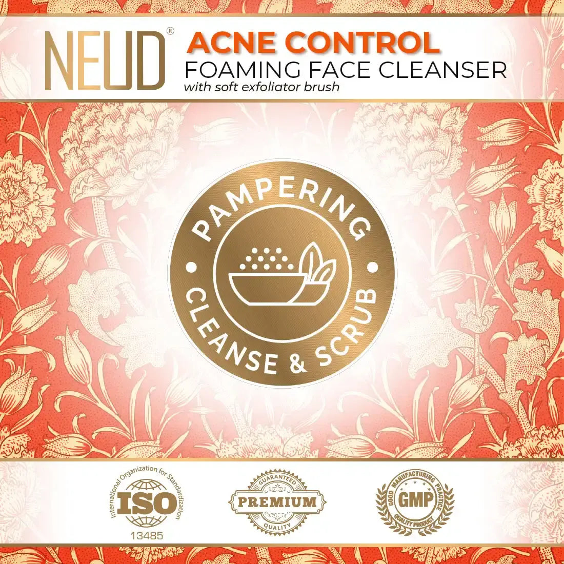 The Soft Exfoliator Brush in NEUD Acne Control Foaming Face Cleanser Gives You Pampering Cleanse and Scrub - everteen-neud.com