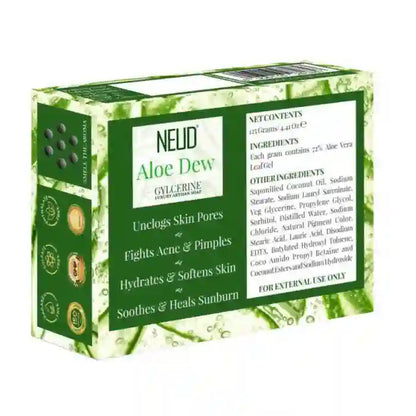 NEUD Aloe Dew Glycerine Luxury Artisan pH-Balanced Handmade Soap 125g is Shipped Worldwide - everteen-neud.com