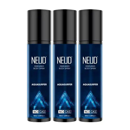 NEUD Aquasurfer Perfumed Body Spray, No Gas Deodorant with Long-Lasting Fragrance, 120ml