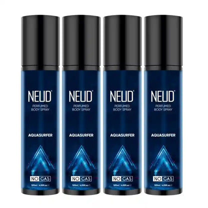 NEUD Aquasurfer Perfumed Body Spray, No Gas Deodorant with Long-Lasting Fragrance, 120ml