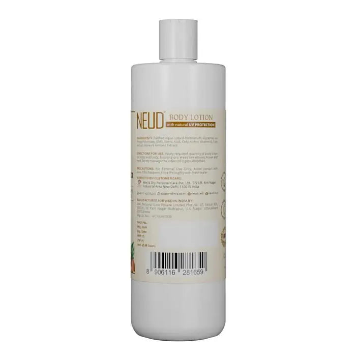 NEUD 400ml Body Lotion with Honey, Almond and Tulsi for Men and Women is shipped worldwide - everteen-neud.com