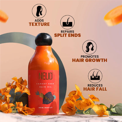 NEUD Carrot Seed Hair Oil – Natural Protection Against Split Ends and Hair Breakage