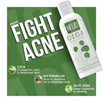 NEUD Cica Face Wash, Skin Brightening Face Wash and Deep Cleansing Face Wash - 3 x 100ml Each