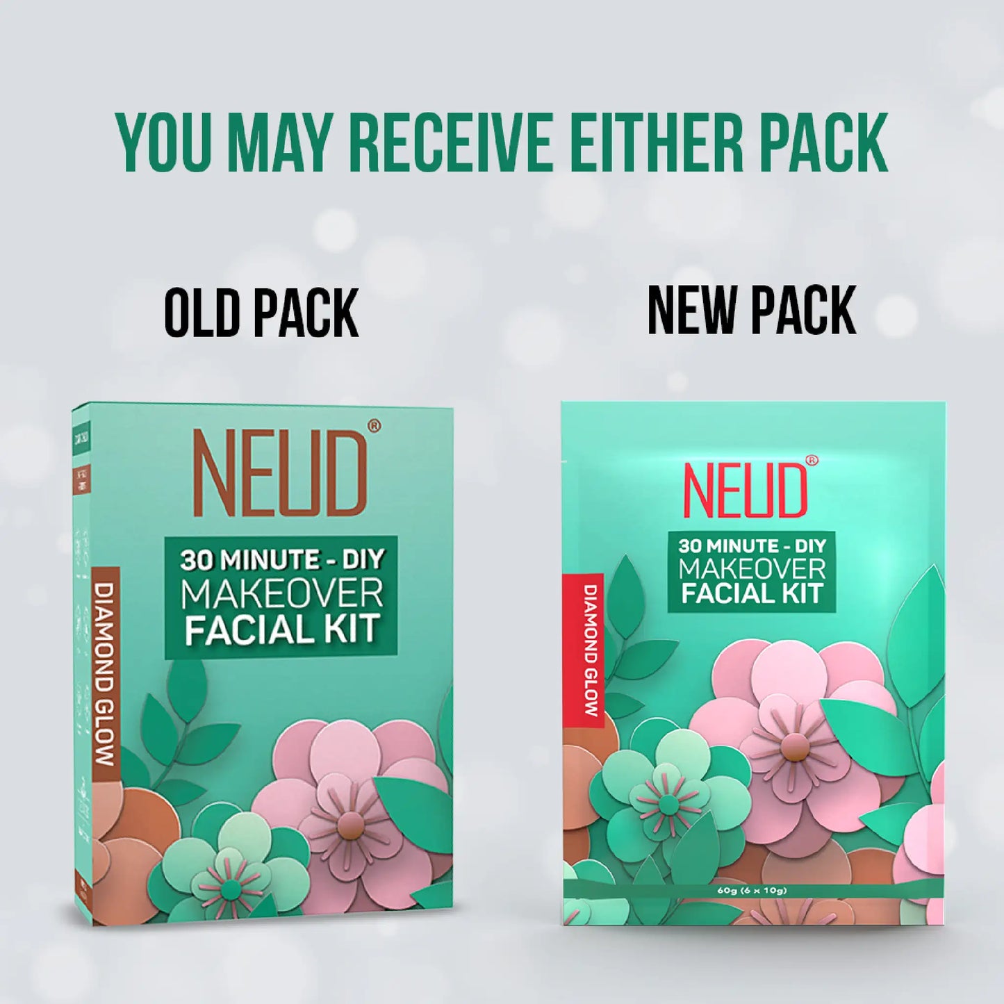 NEUD DIY Makeover Facial Kit  - Now In Pouch Packaging With The Same Goodness