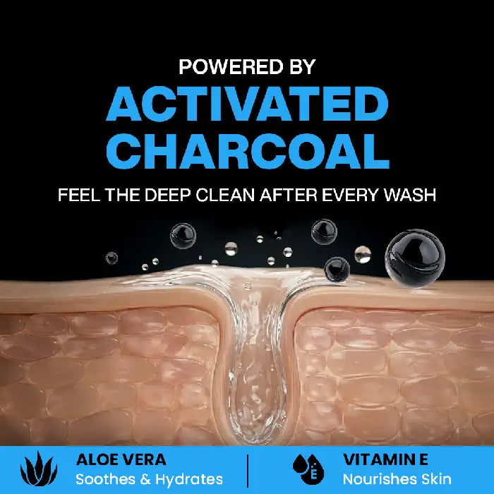 NEUD Deep Cleansing Instant Glow Face Wash Contains Activated Charcoal, Licorice and Tea Tree Oil