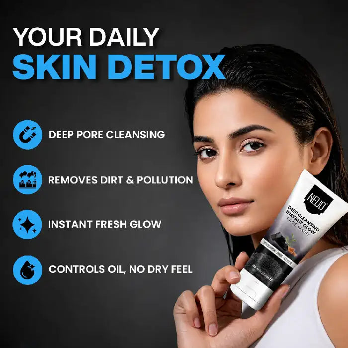 NEUD Deep Cleansing Charcoal Face Controls Oil Without That Dry Feeling For an Instant Fresh Glow - everteen-neud.com