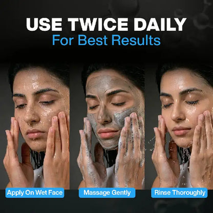 Use NEUD Deep Cleansing Charcoal Face Wash Twice Daily for Best Results - everteen-neud.com