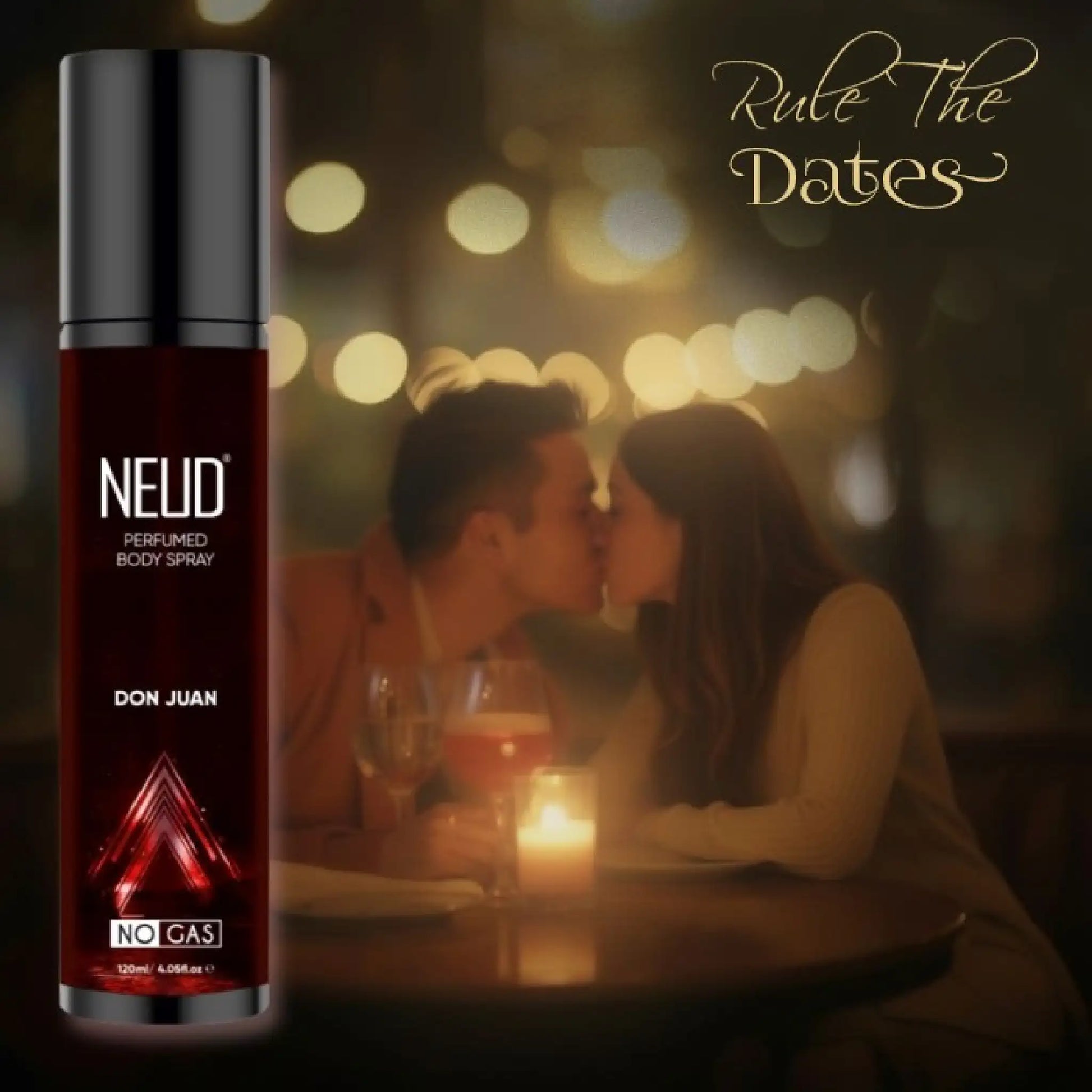 NEUD Don Juan Perfumed Body Spray – No Gas Deodorant, Unisex, 120ml
