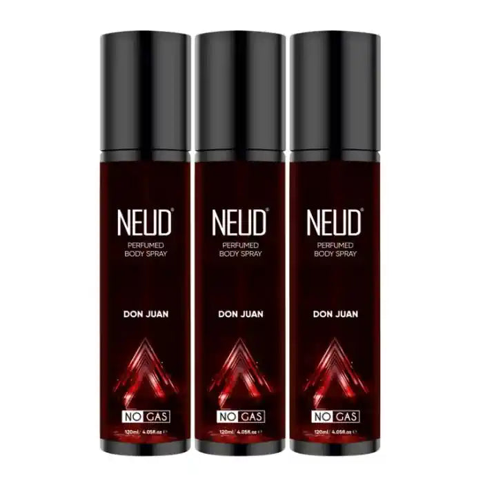 NEUD Don Juan Perfumed Body Spray, No Gas Deodorant with Long-Lasting Fragrance, 120ml