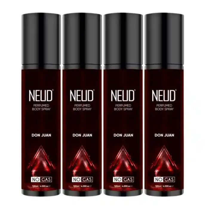 NEUD Don Juan Perfumed Body Spray, No Gas Deodorant with Long-Lasting Fragrance, 120ml