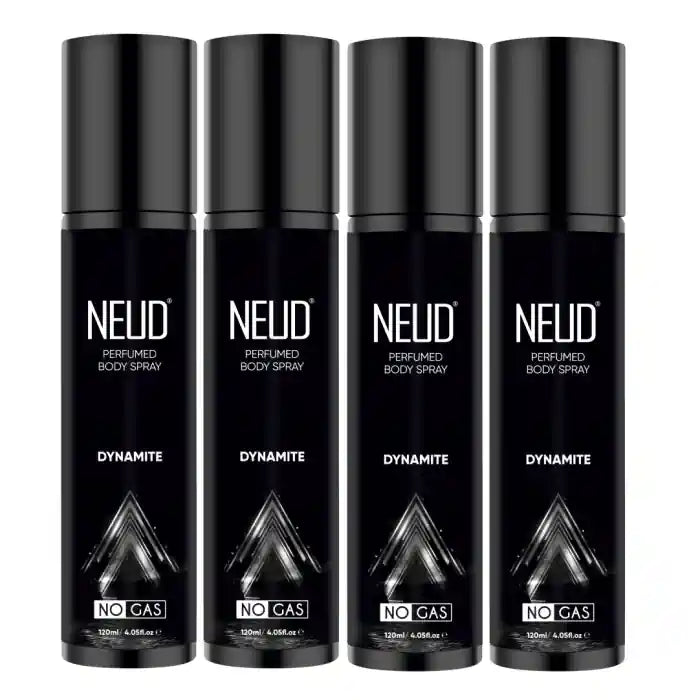 Buy 4 Packs NEUD Dynamite Perfumed Body Spray Deo 120ml Each for Men and Women - everteen-neud.com