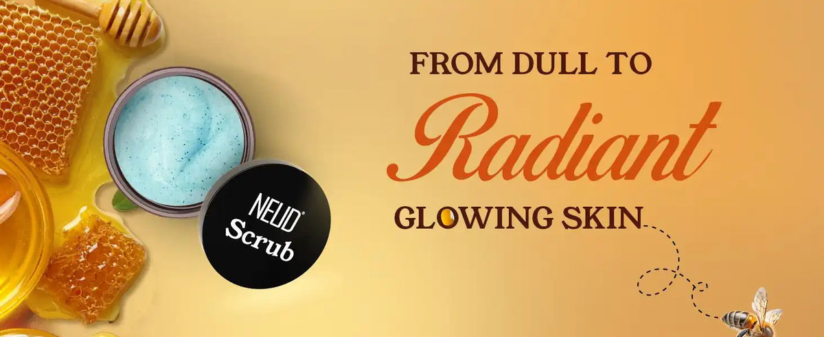 NEUD Kojic Acid and Alpha Arbutin Brightening Exfoliating Face Scrub for Clear Skin on everteen-neud.com