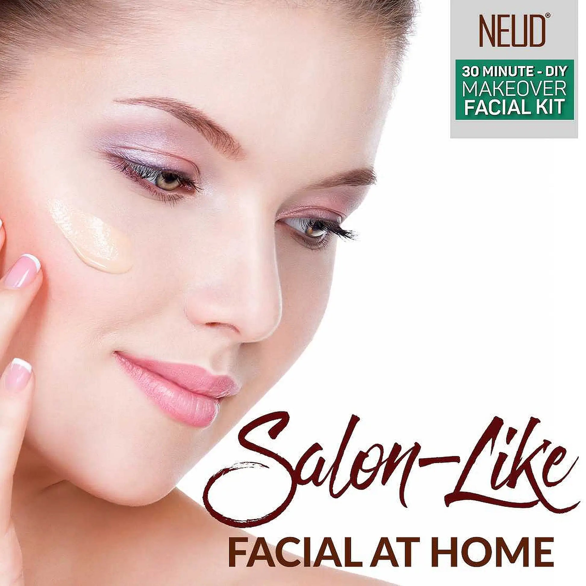 NEUD Makeover Facial Kit - Salon-Like Diamond Glow At Home in 30 Minutes