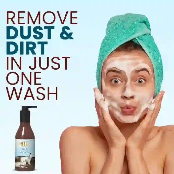 NEUD Goat Milk Face Wash 300 ml for Men and Women