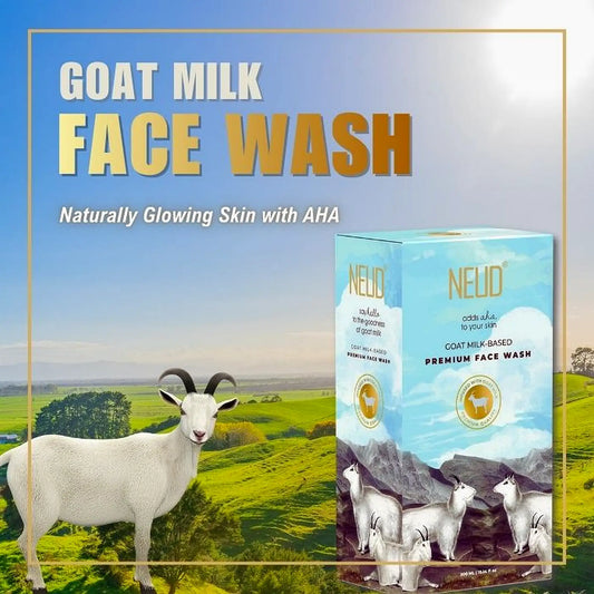 NEUD Goat Milk Face Wash - Contains AHAs For A Naturally Glowing Skin