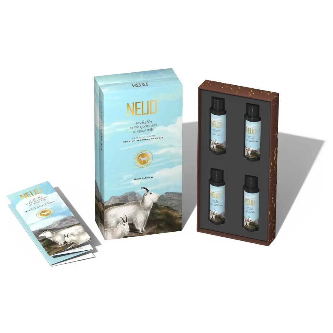 NEUD Goat Milk Personal Care Kit 100 ml Also Includes an Information Booklet - everteen-neud.com