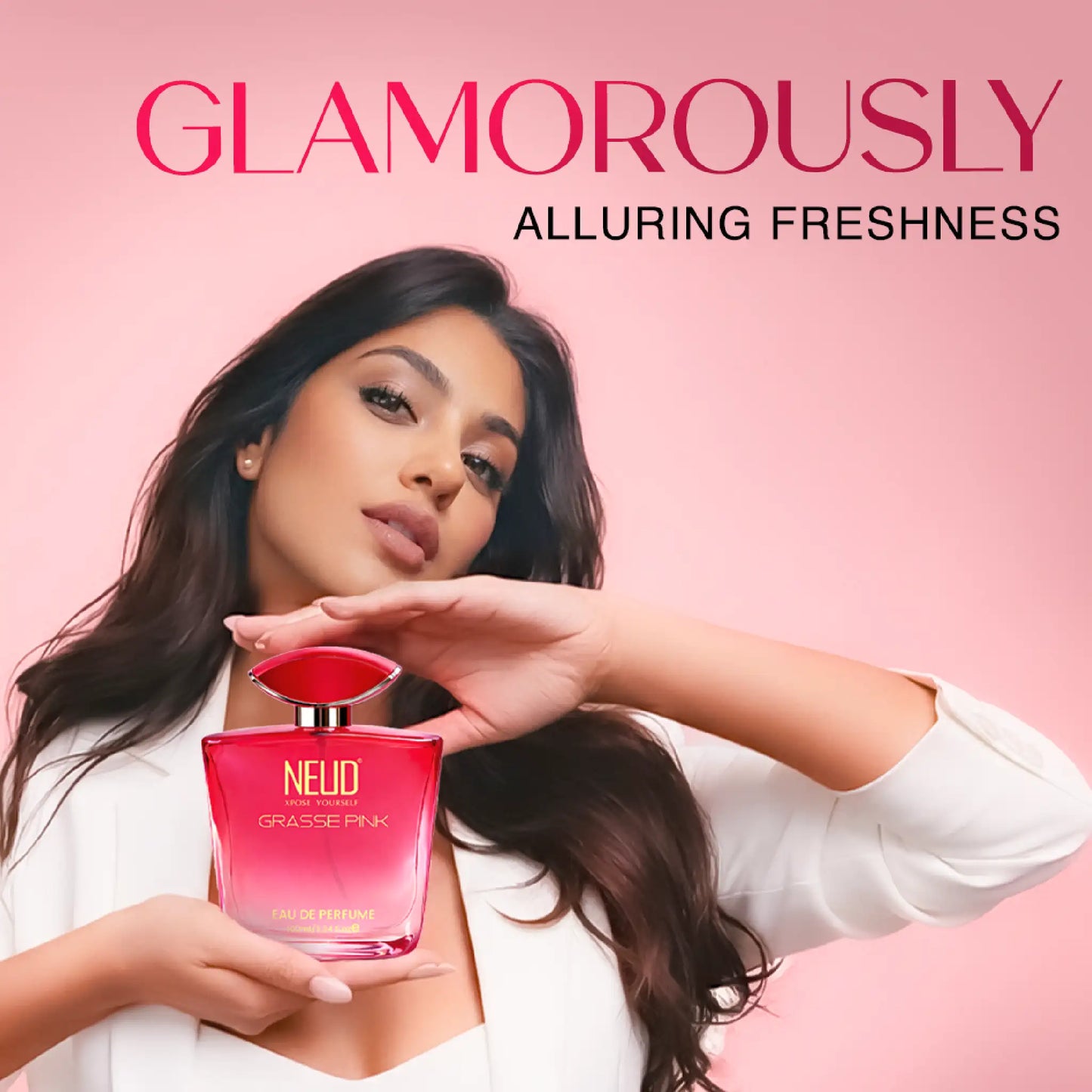 NEUD Grasse Pink Luxury Perfume for Modern Women - Glamorously Alluring Freshness