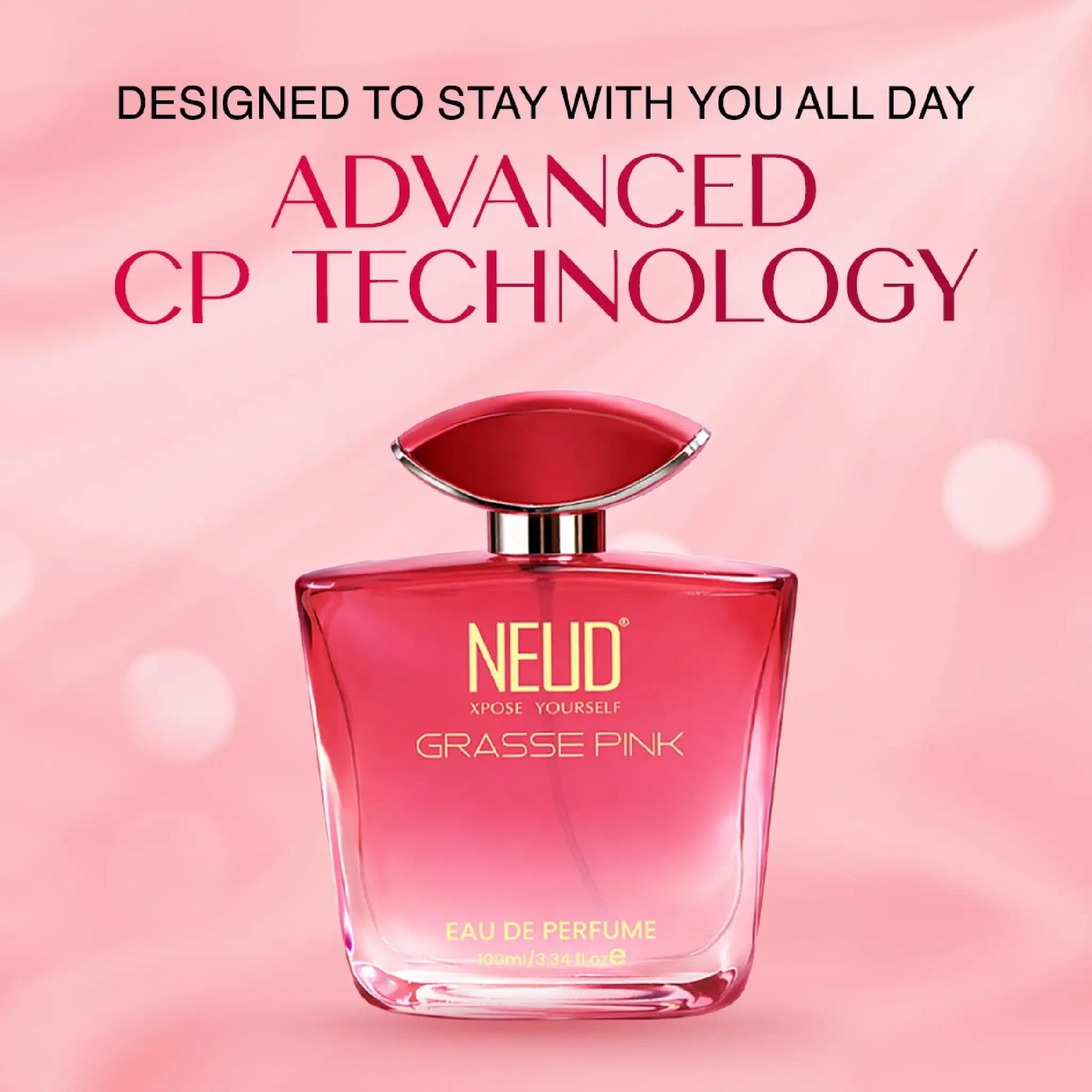 NEUD Grasse Pink Luxury Women's Perfume - Made With advanced CP Technology, Designed to Stay All Day Long