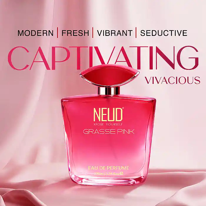 NEUD Grasse Pink Luxury Perfume for Modern Women - 100ml Long Lasting EDP