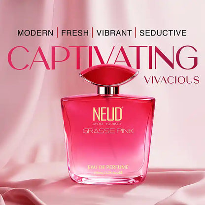 NEUD Grasse Pink Luxury Perfume for Modern Women - 100ml Long Lasting EDP