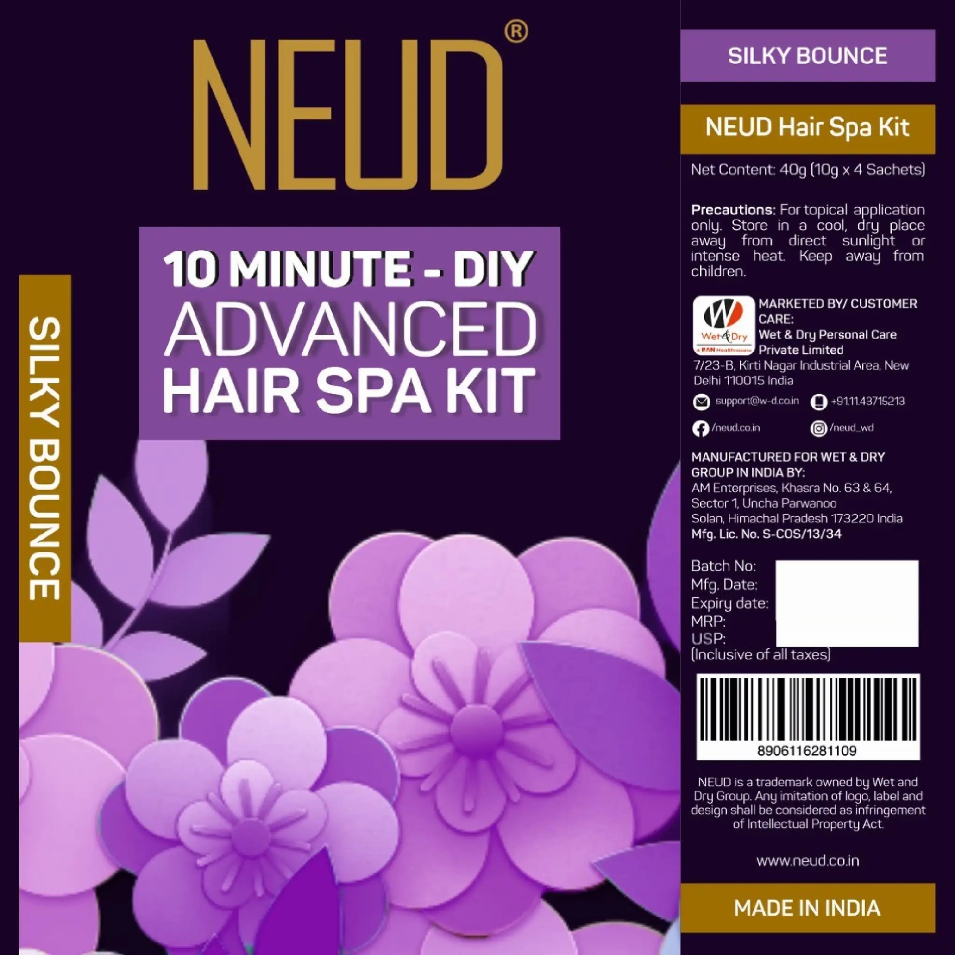 NEUD Hair Spa Kit 4x10g - Topical Application Only